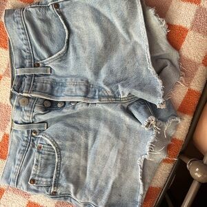 Levi's Classic Blue Denim Shorts